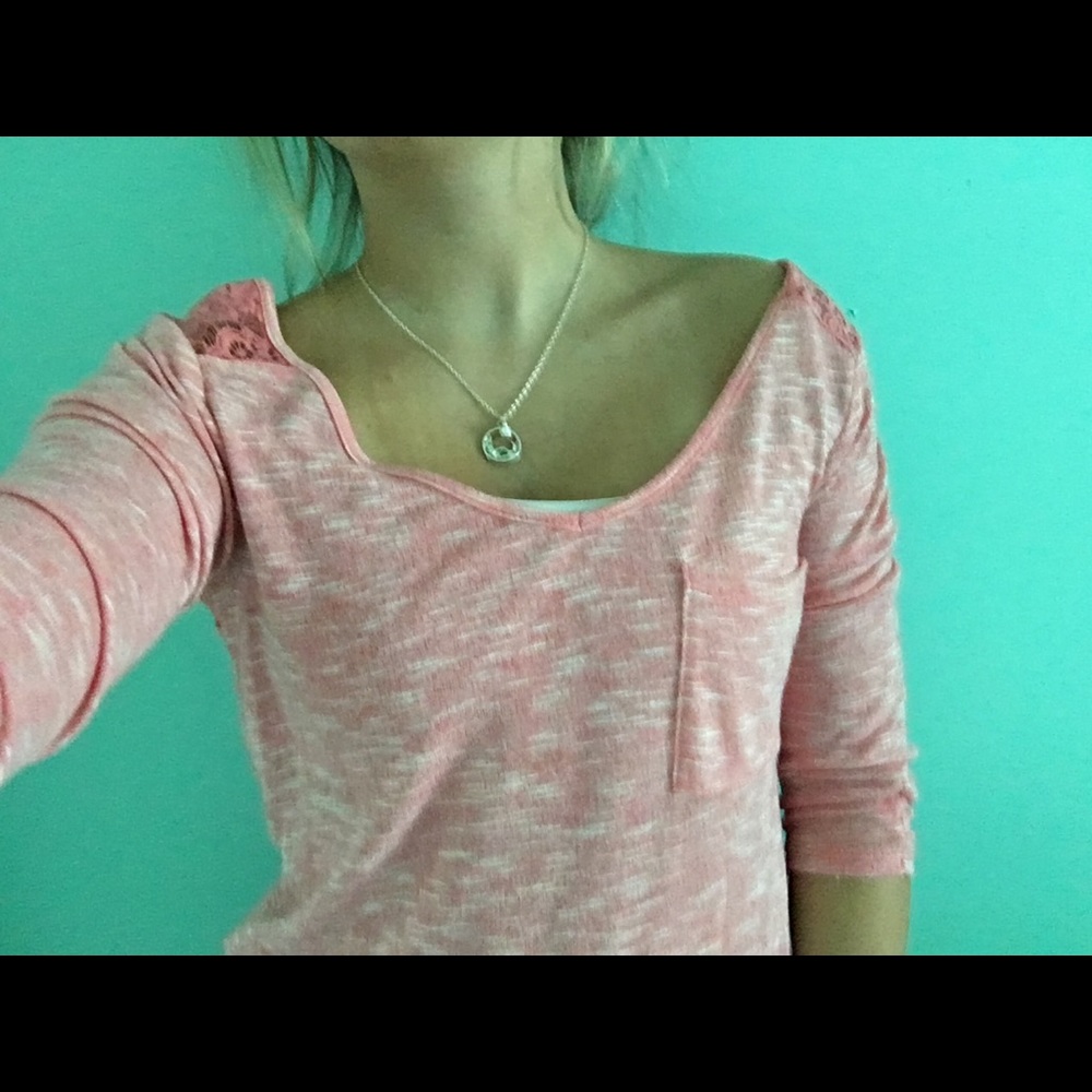 Pink longsleeve shirt